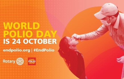 La journée mondiale de la Polio c'est le 24 octobre