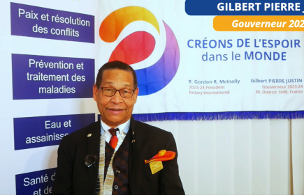 Gilbert PIERRE-JUSTIN - Gouverneur District 1690 2023/2024 Gilbert PIERRE-JUSTIN - Gouverneur District 1690 2023/2024