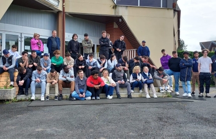 Visite de la base militaire de Rochefort avec les jeunes du CVL Lycée des Métiers Sud Gironde
