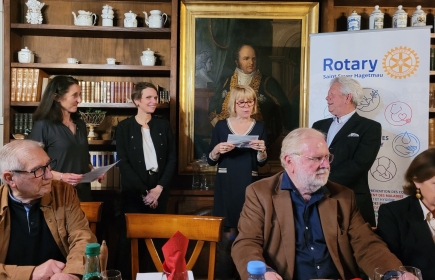Le Rotary Saint-Sever Hagetmau a eu le plaisir d’introniser 2 nouveaux membres le jeudi 14 avril.