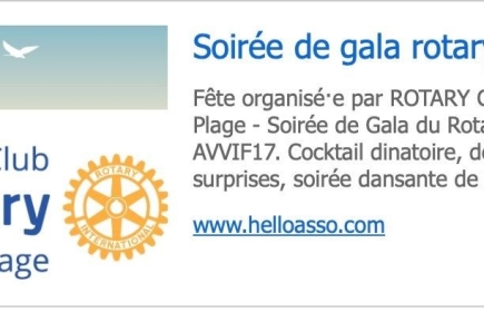 Soirée de Gala organisé à l'hippodrome de Chatelaillon-Plage le vendredi 14 juin à partir de 20h.